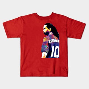 Ronaldinho Pop Art Kids T-Shirt